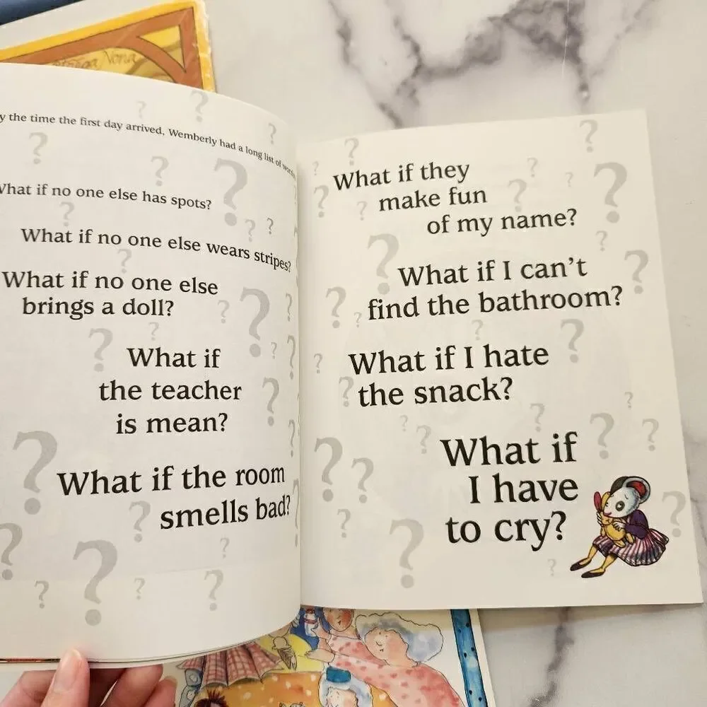 Strega Nona Wimberly Worried Emily's Eighteen Aunts 3 kids book bundle